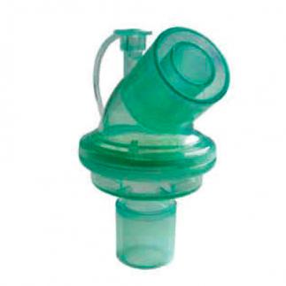 Фільтр дихальний вірусо-бактеріальний MEDICARE, електростатичний з портом, для новонароджених, кутовий